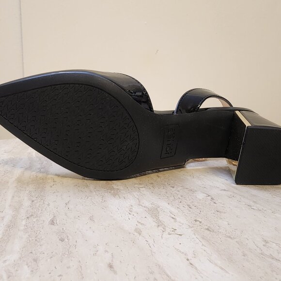 Jones New York Candree Pointed Toe Dress Slin Black Patent 8M -B036 - Picture 8 of 11